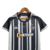 Camisa infantil do Atlético Mineiro, modelo 23/24, nas cores branco e preto, com logotipo da Adidas e patrocinador Betano.