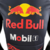 Camisa masculina azul da Red Bull com logotipo e patrocinadores, ideal para fãs de Fórmula 1.