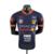 Camisa masculina azul da Red Bull Fórmula 1 23/24 com logotipos de patrocinadores