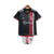 Kit infantil do São Paulo III 23/24 da Adidas na cor preta, composto por camisa e shorts.