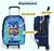 Kit Mochila Rodinhas + Lancheira + Estojo Sonic - Gabilu Moda Infantil