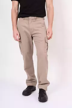 Pantalón cargo de gabardina Azul Marino SNIPE - tienda online