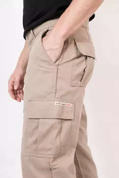 Pantalón cargo de gabardina Azul Marino SNIPE