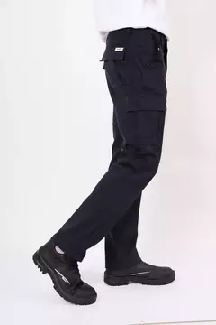 Pantalón cargo de gabardina Azul Marino SNIPE - tienda online