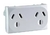 TOMA DOBLE PURO C/TIERRA 10A 250V BLANCO