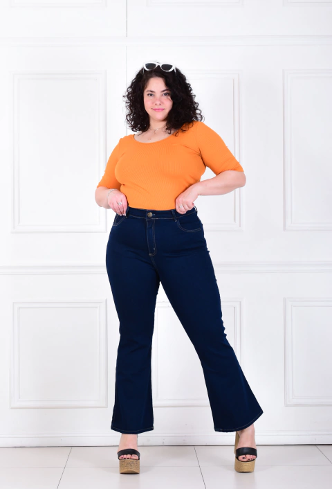 Oxford Azul Plus Size