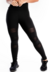 Calça Legging Preta Com Detalhe Na Perna | REF: LX242