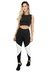 Conjunto Calça Legging e Cropped Preto Com Branco PowerMax | REF: LX24 na internet