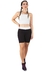 Conjunto Fitness Cropped Alcinha Branco + Shorts Preto Com Branco | REF: LX048 - comprar online