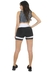 Conjunto Fitness Preto e Branco Top Cropped E Short Com Tela | REF: LX193 na internet