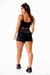 Conjunto Fitness Feminino Short Preto Cintura Alta e Cropped Alcinha com Detalhes | REF: CSV4 na internet