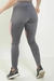 Imagem do Calça Legging Cintura Alta com Rose Assimétrica com Detalhe em Tulê Cinza | REF: FDR10