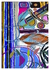 Quadro colorido, abstrato, vertical, quadro cheio, quadro abstrato, decoração, arte abstrata, arte fine art, alta qualidade de impressão, arte, detalhes, arte colorida, quadro para sala, quadro para quarto, chrystiane corrêa, impressão, homedecor