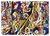 Quadro colorido, abstrato, horizontal, quadro cheio, quadro abstrato, decoração, arte abstrata, arte fine art, alta qualidade de impressão, arte, detalhes, arte colorida, quadro para sala, quadro para quarto, chrystiane corrêa, impressão, homedecor