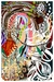Quadro colorido, abstrato, vertical, quadro cheio, quadro abstrato, decoração, arte abstrata, arte fine art, alta qualidade de impressão, arte, detalhes, arte colorida, quadro para sala, quadro para quarto, chrystiane corrêa, impressão, homedecor