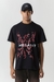 T-SHIRT BOXY CHROME FLAME - THE SAINT MAFIA
