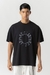 T-SHIRT BOXY THESAINT CIRCLE - BLACK