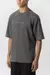 T -SHIRT UNIC BASIC EMBROIDERY - STONED BLACK - Wuste Streetwear