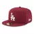 BONÉ NEW ERA 59FIFTY FITTED LOS ANGELES DODGERS VINHO