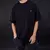Tee Logo Line Black - Wuste Streetwear
