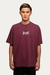 T-shirt Over Boxy " SINCE " - Bordô