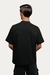 T-shirt over crop " MIRROR " - Preto na internet