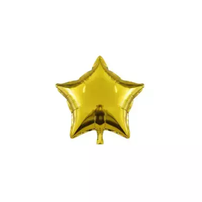 BALAO ESTRELA 5 POL DOURADO - UN