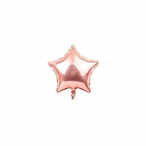 BALAO ESTRELA 10 POL ROSE GOLD -UN