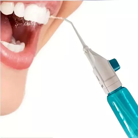 Irrigador Oral de Alta Pressão Portátil, Dentes Limpos, Água Dental Floss, Manua