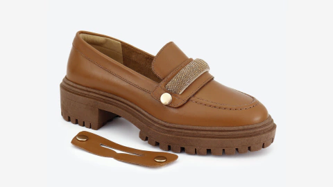 Mocassim Versalle Hiver Classic Camel