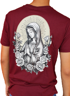 Imagem do Camiseta Cristã Masculina - Rosas Maria