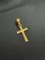 Pingente Cruz - Banhado no Ouro 18k