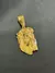 Pingente Rosto De Cristo Banhado no Ouro 18k
