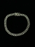 Pulseira 8mm Ice Cravejada Com Pedras De Zirconia De Prata 925 Banhada No Ródio