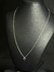 Colar feminino Com Pedra De zirconia Coração Azul