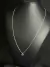 Colar feminino Com Pedra De zirconia Coração Azul
