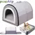 Caminha Iglu 2 em 1 Para Cães e Gatos | Com Almofada e Impermeável - Pegada Pet - Cuide do Seu Pet com Qualidade e Amor!