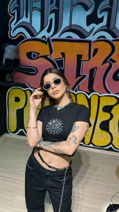 CROPPED ARANHA PRETO PMO