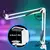 Imagem do kIT Microfone Condenser USB RGB com Braço Articulado Branco