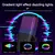 Microfone USB com Reverb/Cancelamento de Ruído/RGB/Monitoramento na internet