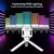 kIT Microfone Condenser USB RGB com Braço Articulado Branco na internet