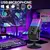 Microfone USB com Reverb/Cancelamento de Ruído/RGB/Monitoramento - Drio Áudio Profissional e Acessórios