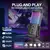 Microfone USB com Reverb/Cancelamento de Ruído/RGB/Monitoramento - loja online