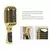 Microfone Vocal Retrô Vintage Clássico Preto/Prata/Rosa/Dourado - comprar online