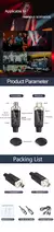 Imagem do Sistema conversor de microfone sem fio XLR configuração automática
