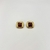 ARETE CUADRADO CON PIEDRA