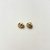 ARRACADAS DOBLE CON PIEDRAS MULTICOLOR
