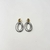 PENDIENTE OVAL ELEGANTE