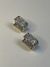 Aretes brillante con circonias color plata - comprar en línea