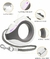 correa para perros retráctil luz led linterna recargable usb - Mascota luxury
